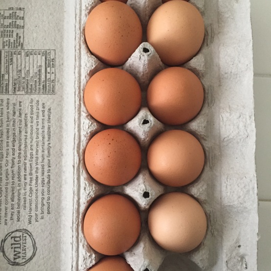 One dozen eggs = one week