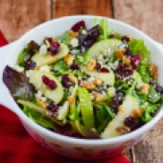 Apple Walnut Cranberry Salad